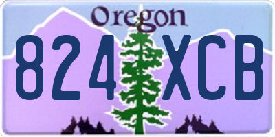 OR license plate 824XCB
