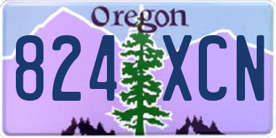 OR license plate 824XCN