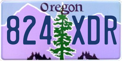 OR license plate 824XDR