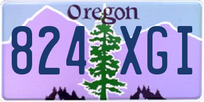 OR license plate 824XGI
