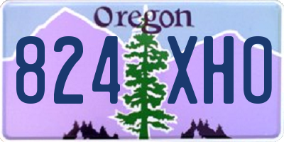 OR license plate 824XHO