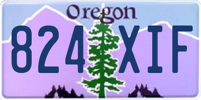 OR license plate 824XIF