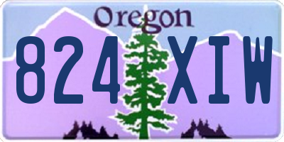 OR license plate 824XIW