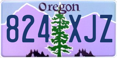 OR license plate 824XJZ