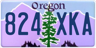 OR license plate 824XKA