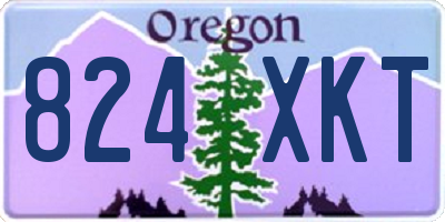 OR license plate 824XKT