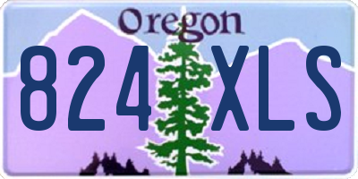 OR license plate 824XLS
