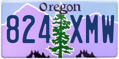 OR license plate 824XMW