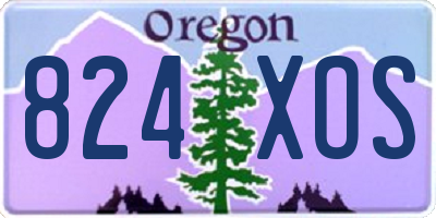 OR license plate 824XOS