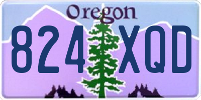 OR license plate 824XQD