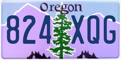 OR license plate 824XQG