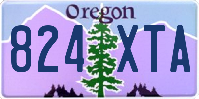 OR license plate 824XTA