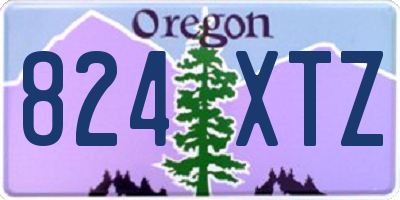 OR license plate 824XTZ