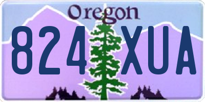 OR license plate 824XUA