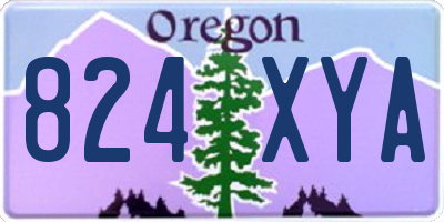 OR license plate 824XYA
