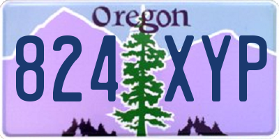 OR license plate 824XYP
