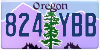 OR license plate 824YBB