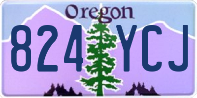 OR license plate 824YCJ