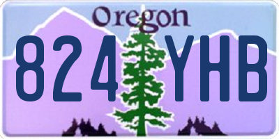 OR license plate 824YHB