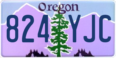 OR license plate 824YJC