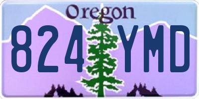 OR license plate 824YMD