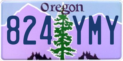 OR license plate 824YMY