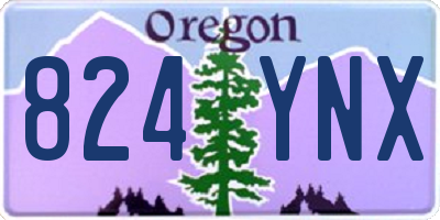 OR license plate 824YNX