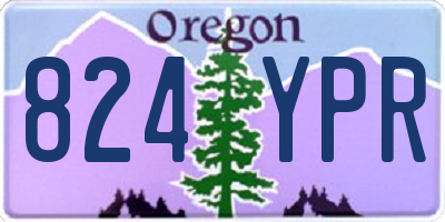 OR license plate 824YPR