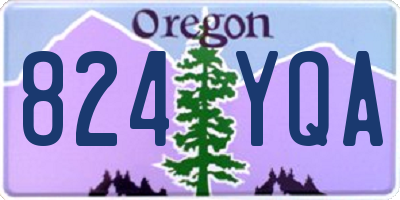 OR license plate 824YQA
