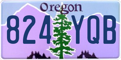 OR license plate 824YQB
