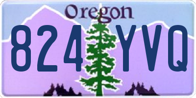 OR license plate 824YVQ
