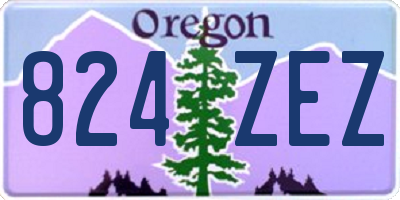 OR license plate 824ZEZ