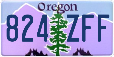 OR license plate 824ZFF