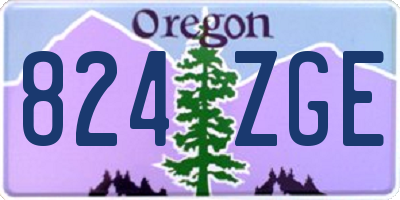 OR license plate 824ZGE