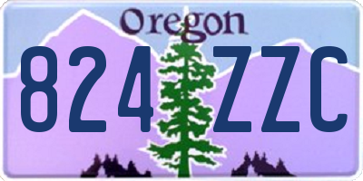 OR license plate 824ZZC