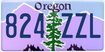 OR license plate 824ZZL