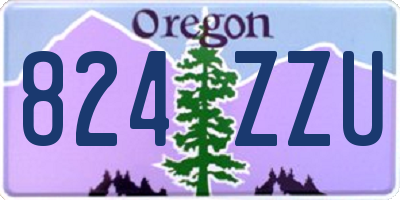OR license plate 824ZZU