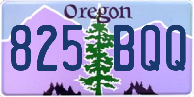 OR license plate 825BQQ