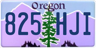 OR license plate 825HJI