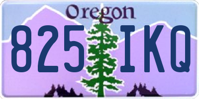 OR license plate 825IKQ