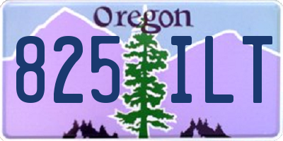 OR license plate 825ILT