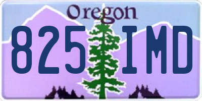 OR license plate 825IMD