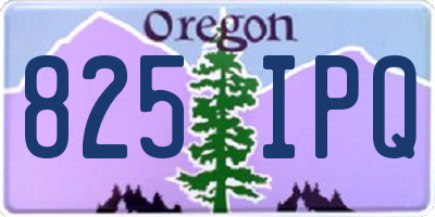 OR license plate 825IPQ