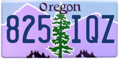 OR license plate 825IQZ