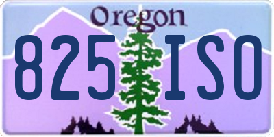 OR license plate 825ISO