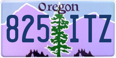 OR license plate 825ITZ