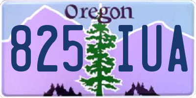 OR license plate 825IUA