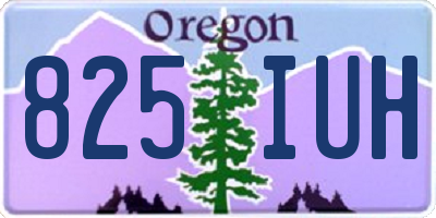 OR license plate 825IUH