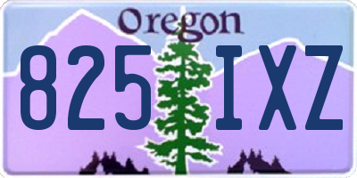 OR license plate 825IXZ