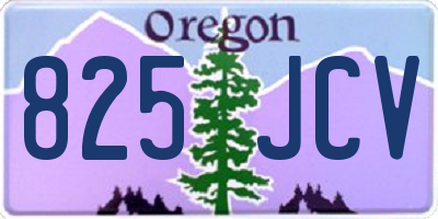 OR license plate 825JCV